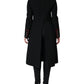 Dolce & Gabbana Black Single Breasted Trench Coat Jacket