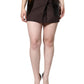 Dolce & Gabbana Brown Virgin Wool Mid Waist A-line Mini Skirt