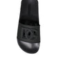 Dolce & Gabbana Black Rubber Slides Sandals Beachwear Shoes