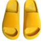 Dolce & Gabbana Yellow Rubber Slides Sandals Beachwear Shoes