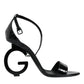 Dolce & Gabbana Black KEIRA Heels Ankle Strap Sandals Shoes