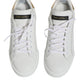 Dolce & Gabbana White Leather Portofino Low Top Sneaker Shoes