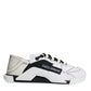 Dolce & Gabbana White Black Low Top NS1 Sneakers Shoes