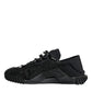 Dolce & Gabbana Black Nylon Low Top NS1 Sneakers Shoes