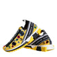 Dolce & Gabbana Yellow Sorrento Crystals Low Top Sneakers Shoes