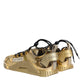 Dolce & Gabbana Metallic Gold NS1 Low Top Sneakers Shoes