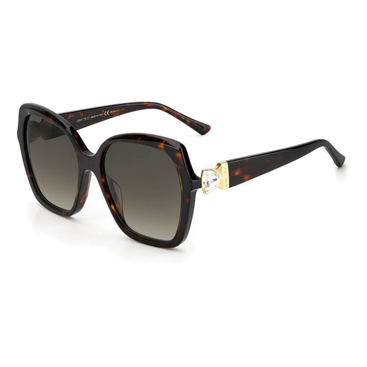 Jimmy Choo Brown Acetate Sunglasses