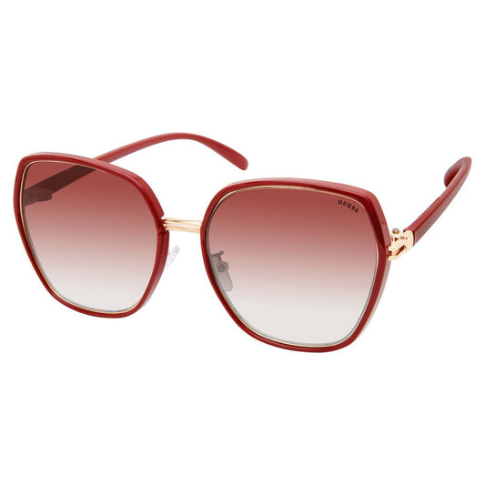 Guess Red Resin Sunglasses