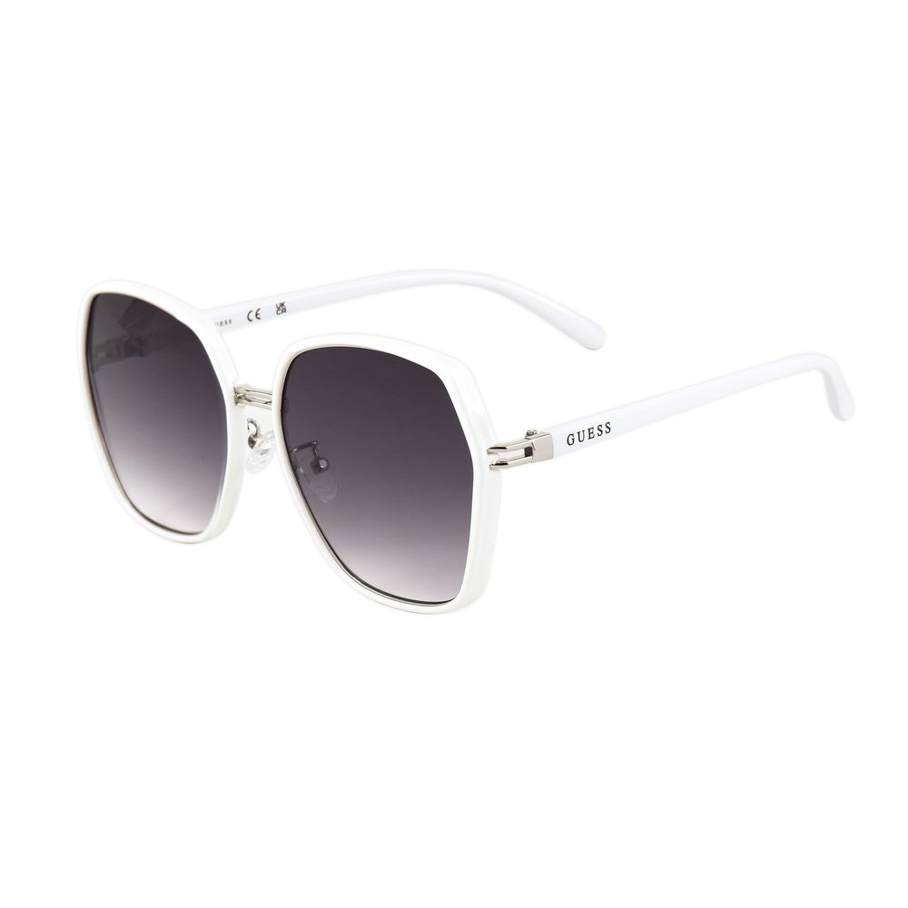 Guess White Metal Sunglasses