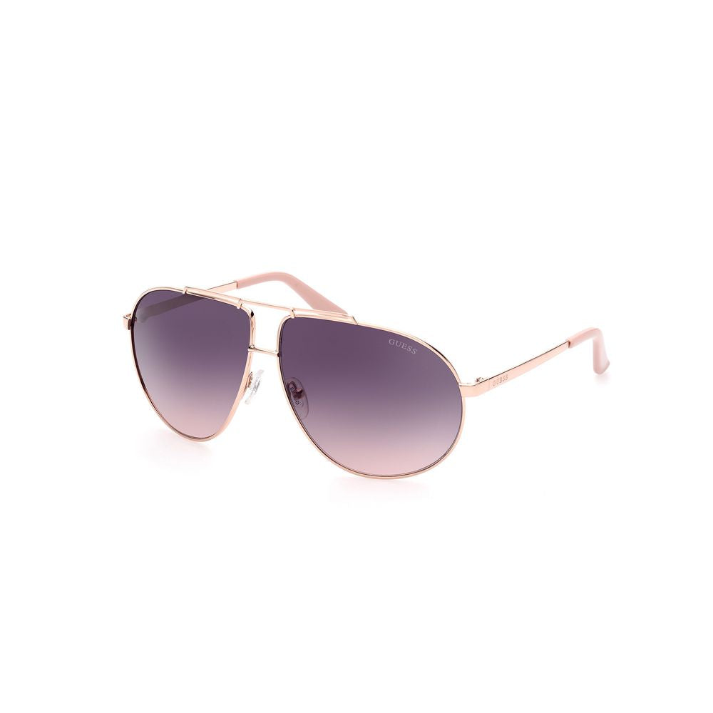 Guess Rose Gold Metal Sunglasses