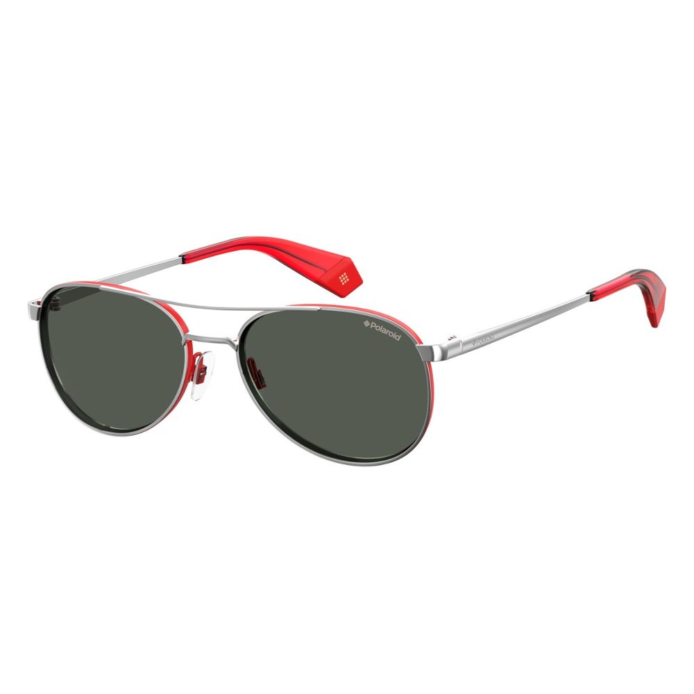 Polaroid Red Metal Sunglasses