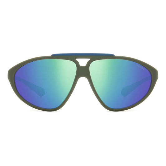 Polaroid Green Rubber Sunglasses