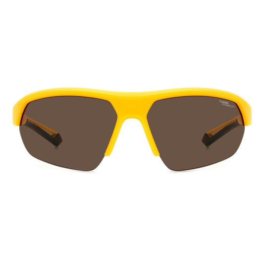 Polaroid Yellow Resin Sunglasses