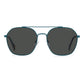 Polaroid Blue Stainless Steel Sunglasses