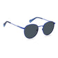 Polaroid Blue Stainless Steel Sunglasses