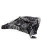 Dolce & Gabbana Black White Pineapple Print Newsboy Cap Hat