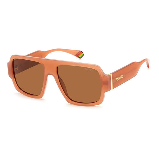 Polaroid Beige Resin Sunglasses