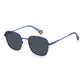 Polaroid Blue Stainless Steel Sunglasses