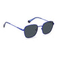 Polaroid Blue Stainless Steel Sunglasses