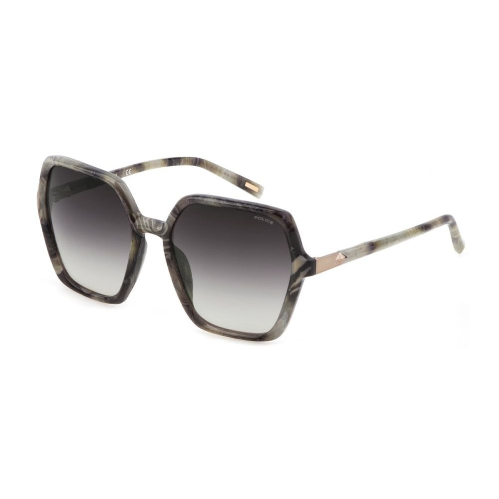 Police Gray Acetate Sunglasses