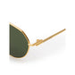 Bottega Veneta Gold Metal Sunglasses