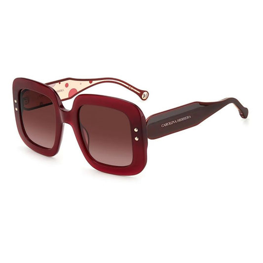 Carolina Herrera Red Resin Sunglasses