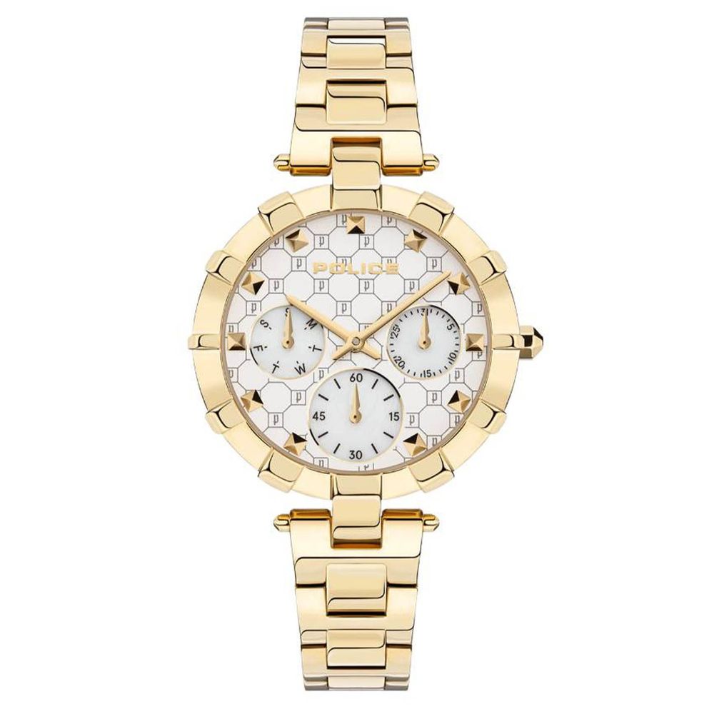 Police Gold Stainless Steel Watch