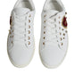 Dolce & Gabbana White Portofino Sacred Heart Sneakers Shoes