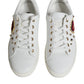 Dolce & Gabbana White Portofino Sacred Heart Sneakers Shoes