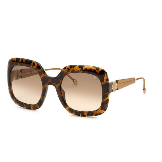 Philipp Plein Brown Acetate Sunglasses