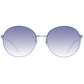 Swarovski Blue Metal Sunglasses