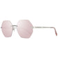 Swarovski Silver Metal Sunglasses