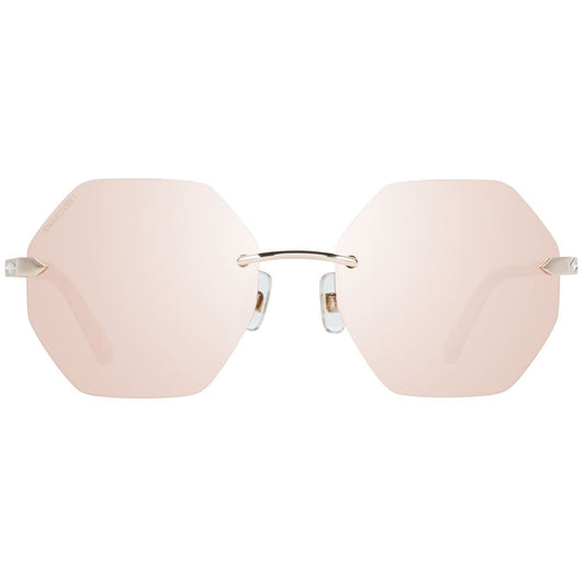 Swarovski Gold Metal Sunglasses