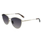 Longchamp Gold Metal Sunglasses