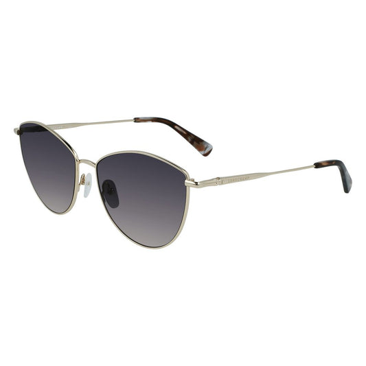 Longchamp Gold Metal Sunglasses