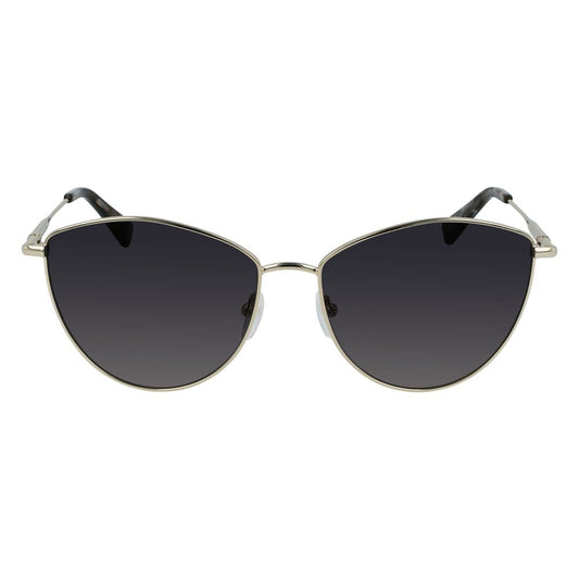 Longchamp Gold Metal Sunglasses