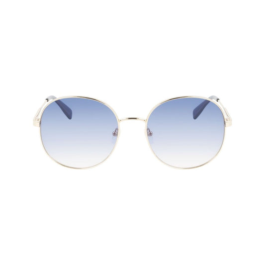 Longchamp Gold Metal Sunglasses