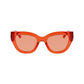 Longchamp Orange Injected Sunglasses