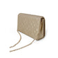 Love Moschino Gold Polyethylene Handbag