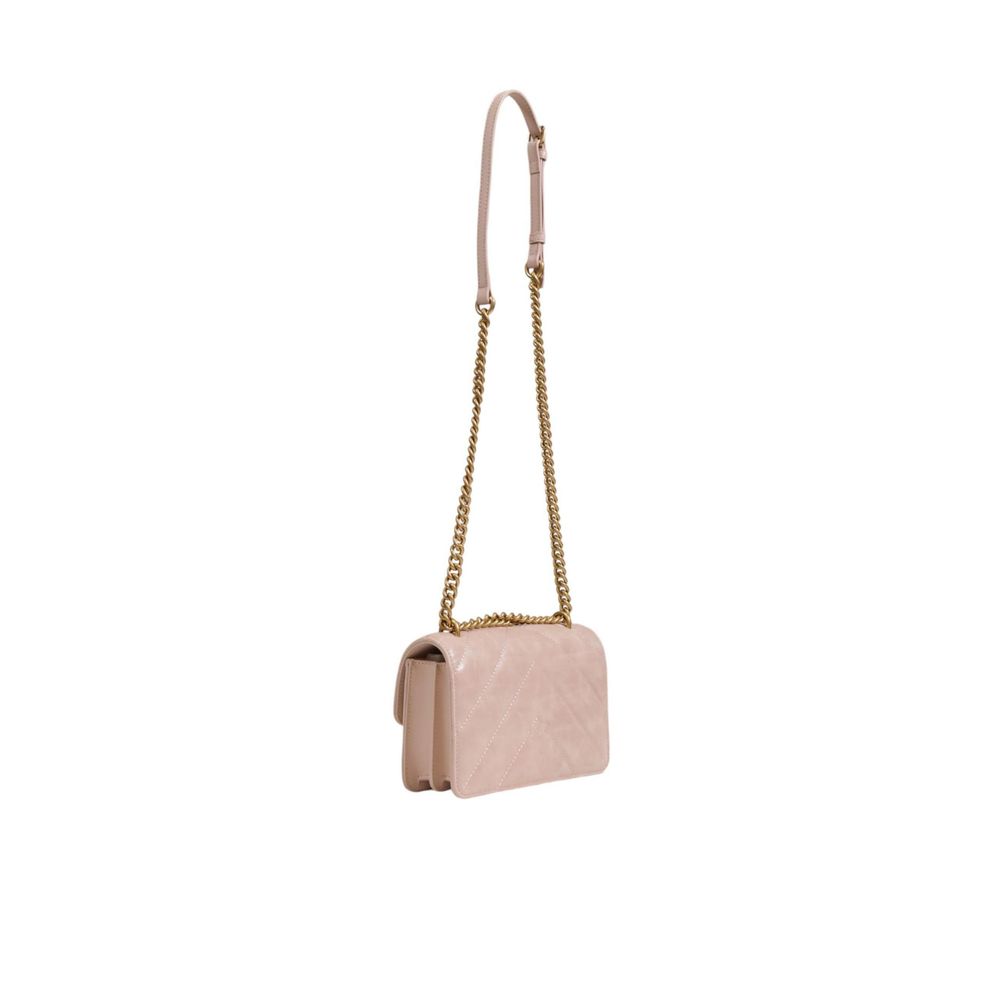 PINKO Pink Leather Handbag