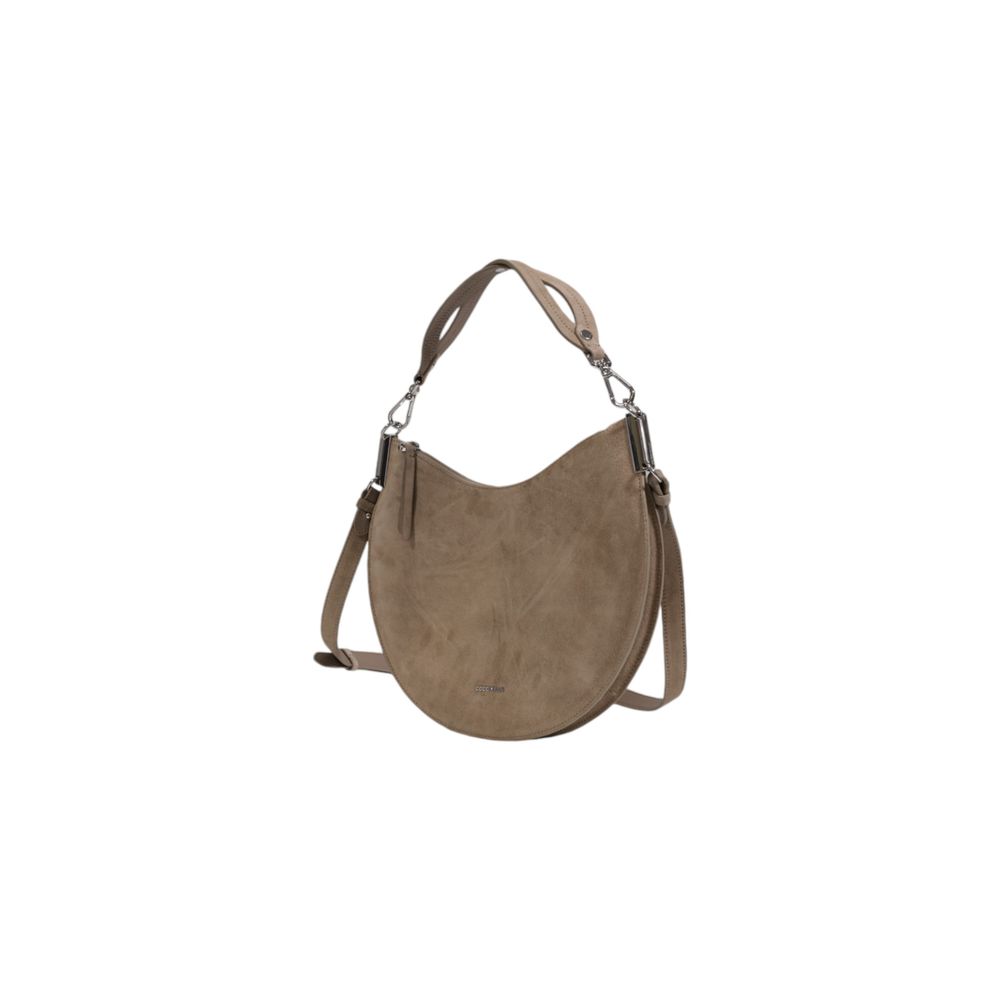 Coccinelle Gray Suede Handbag