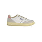 Gas White Artificial Leather Sneaker