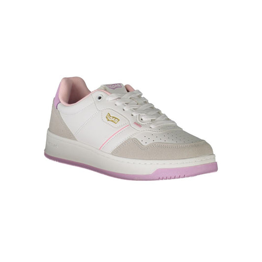 Gas White Polyester Sneaker