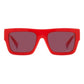 Missoni Red Plastic Sunglasses