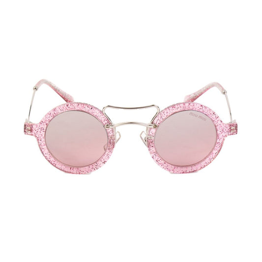 Miu Miu Gray Metal Sunglasses