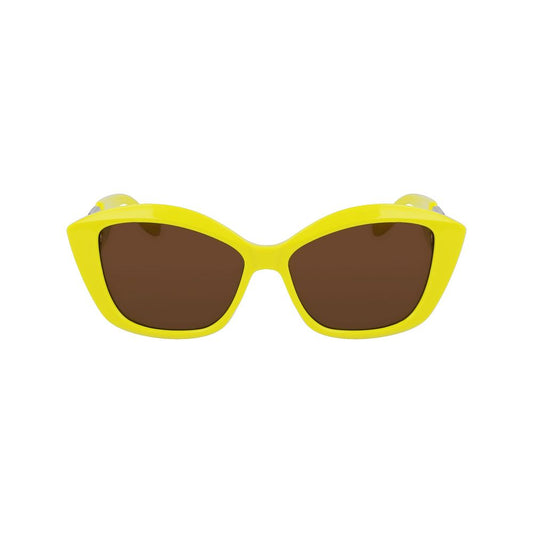 Karl Lagerfeld Yellow Injected Sunglasses