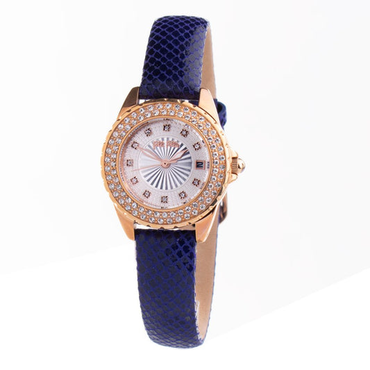 Folli Follie Blue Leather Watch