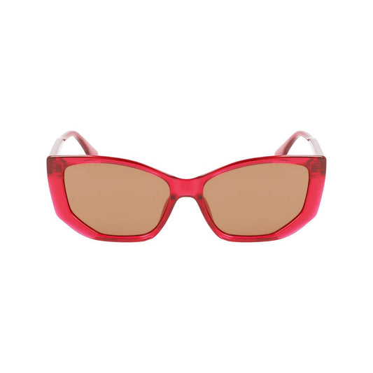 Karl Lagerfeld Red Injected Sunglasses