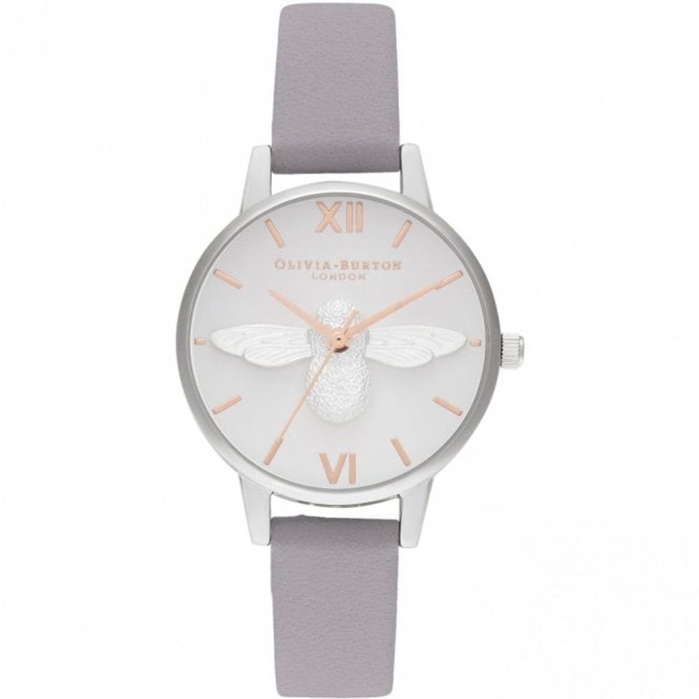 Olivia Burton Purple Synthetic Leather Watch