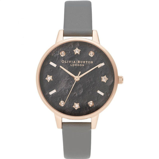 Olivia Burton Gray Leather Watch